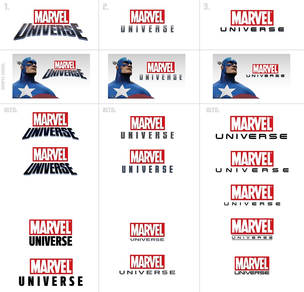 Marvel Universe logo variations – Josh Book – Animation Director / Art ...